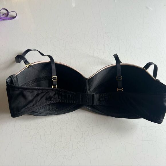 Kiki de Montparnasse - 36D Champagne and Black Muse Molded Bra BR113 - Picture 5 of 9